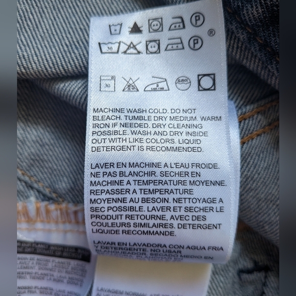 LEVI'S Men Jeans Jacket Size Small Unisex Denim Mid Jeans Mid Polyester Pockets - Picture 11 of 14